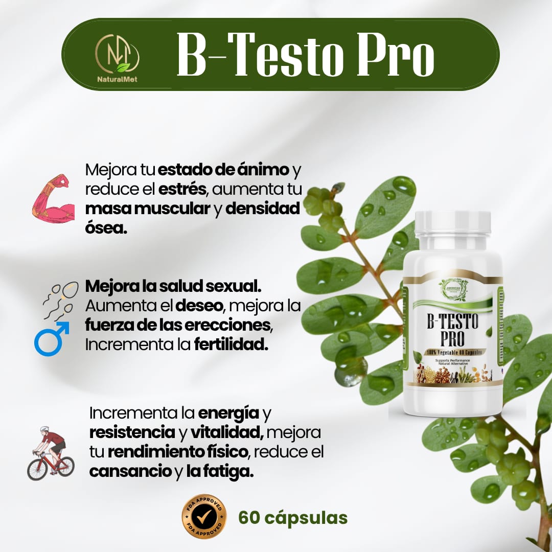 B-Testo Pro – Testosterona Natural